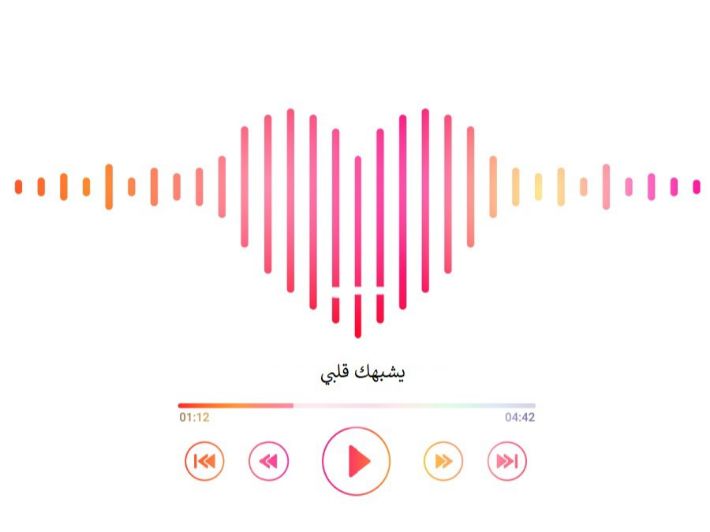 كلمات أغنية يشبهك قلبي