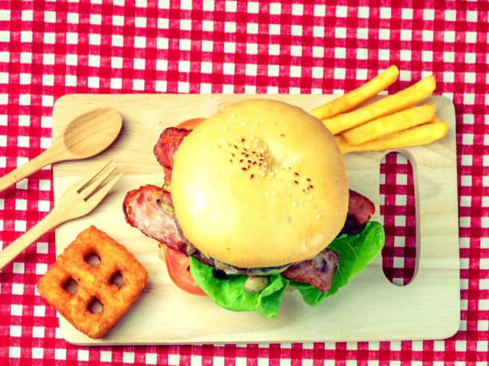 تعبير عن الوجبات السريعة