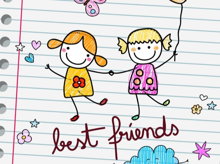 تعبير عن صديقتي