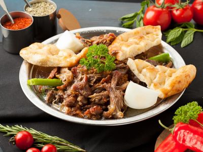 شاورما بالفخار