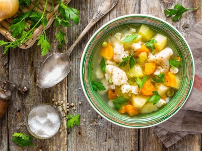 طريقة عمل شوربة الخضار