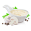 نصف علبة مشروم طازج.