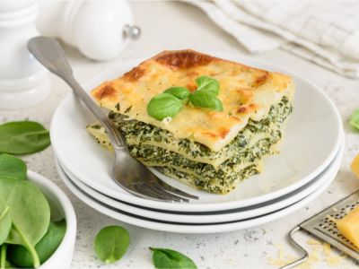 طريقة عمل لازانيا بالسبانخ