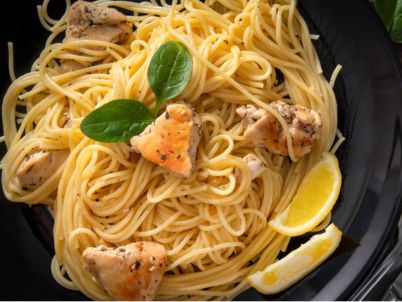 سباغيتي بالدجاج