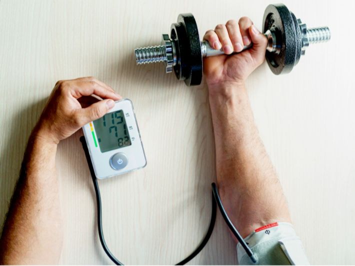 انخفاض ضغط الدم الطبيعي عند الرياضيين