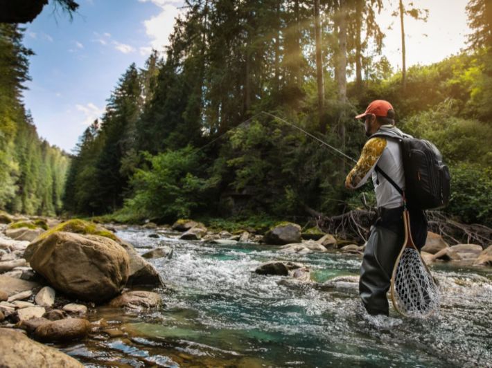 طريقة صيد السمك في المياه العذبة