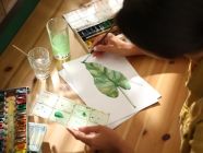 الرسم بالألوان المائية للمبتدئين