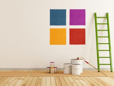 أنواع الألوان للرسم على الحائط