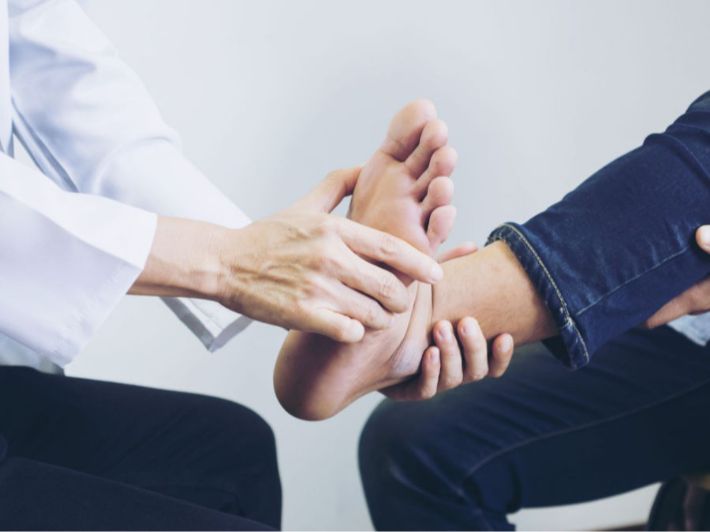 اصفرار باطن القدم