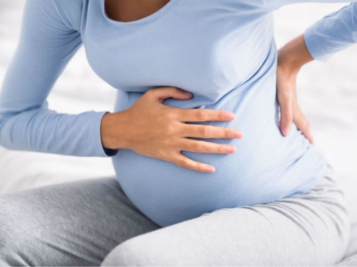 علاج ألم المعدة للحامل