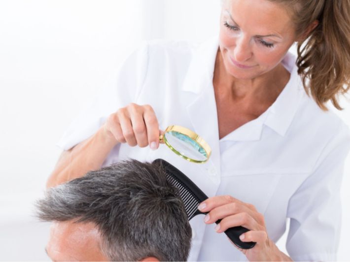 علاج الحبوب في الرأس