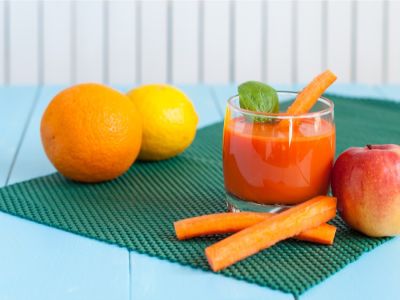 كوكتيل الجزر والبرتقال الصحي والاقتصادي