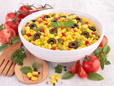 طريقة عمل سلطة الذرة