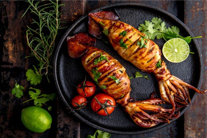 كيفية طهي الحبار