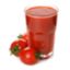 كوب من عصير الطماطم.