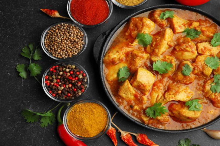 وصفة كاري الدجاج الهندي