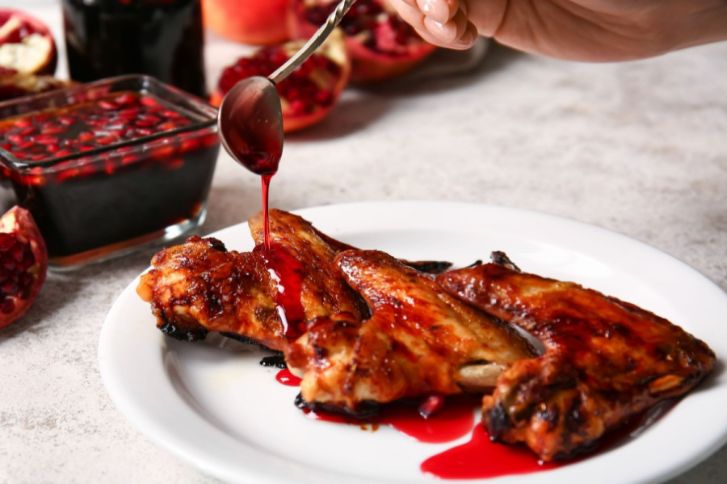 استخدامات دبس الرمان مع اللحوم