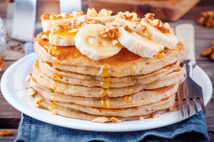 بان كيك بالموز والشوفان