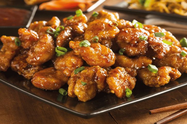 طريقة دجاج كانتون دون قلي