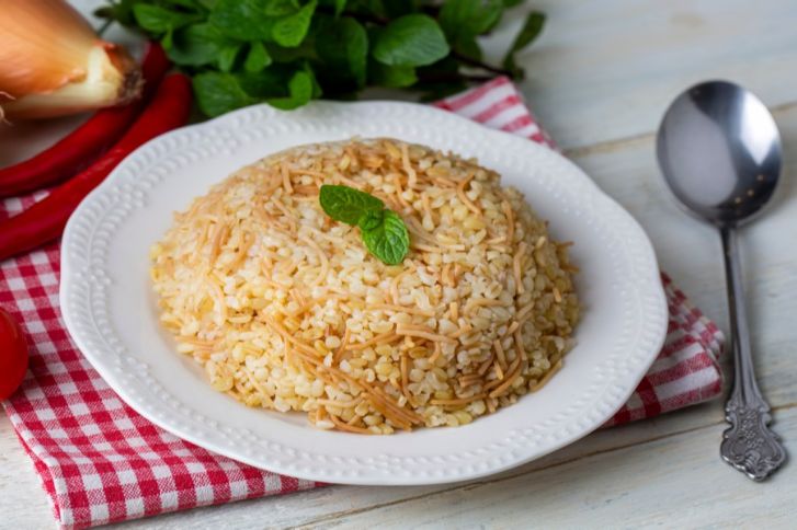 طريقة عمل البرغل بالشعيرية