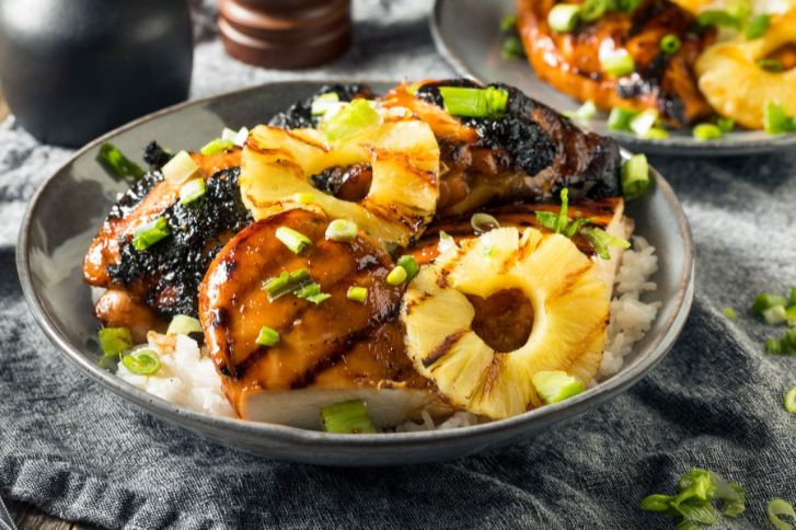 طريقة عمل الدجاج المشوي على طريقة هاواي