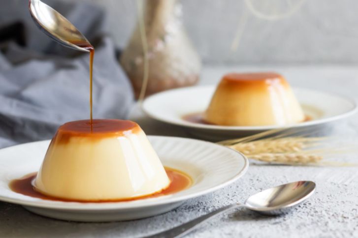 طريقة عمل الكريم كراميل بالحليب البودرة