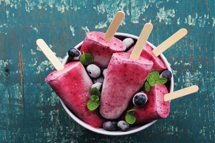 طريقة عمل بوظة الثلج