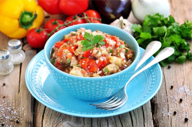 طريقة عمل سلطة الباذنجان التركية