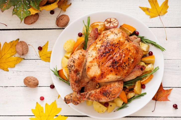 عمل دجاج محشي على الطريقة اللبنانية