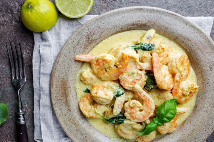 كيفية عمل الروبيان بالكريمة والليمون