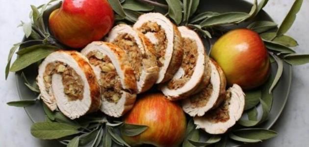 أطباق بشرائح الديك الرومي