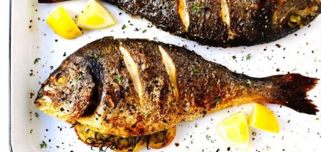 السمك السنجاري المشوي