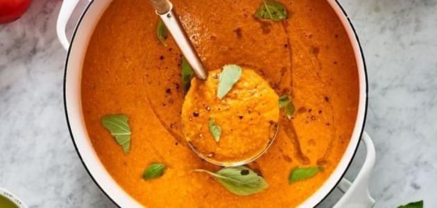 شوربة البندورة الباردة التركية