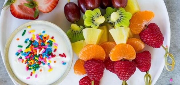 طرق تحضير الفواكه للأطفال