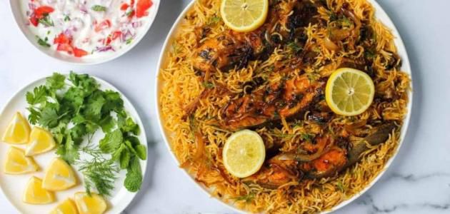 طريقة أرز السمك