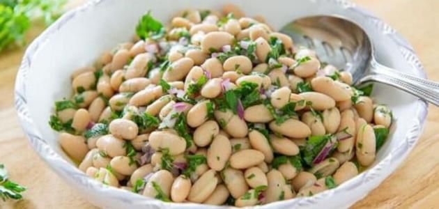 طريقة سلطة الفاصوليا البيضاء