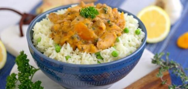 طريقة عمل أرز بالمشمش