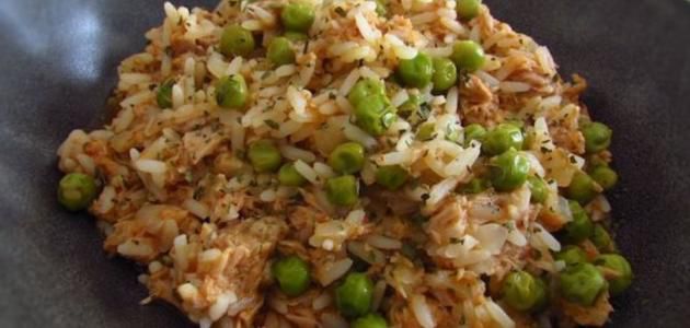 طريقة عمل الأرز بالتونة