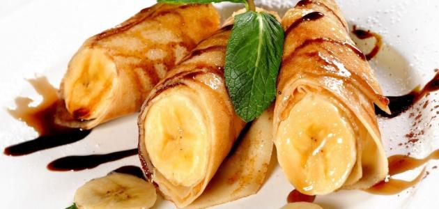 طريقة عمل الكريب الحلو بالموز