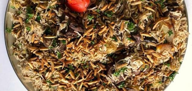 طريقة عمل المقلوبة بالباذنجان واللحم