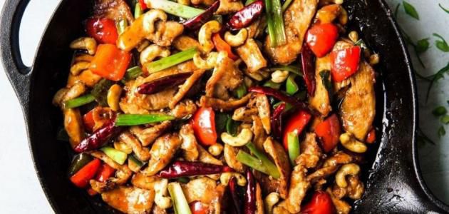 طريقة عمل دجاج كونغ باو