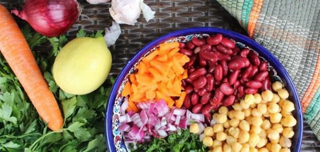 طريقة عمل سلطة البقوليات