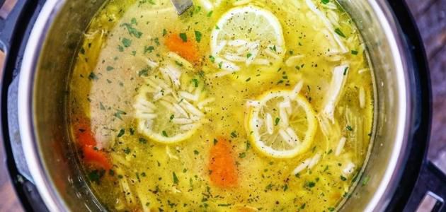 طريقة عمل شوربة الليمون