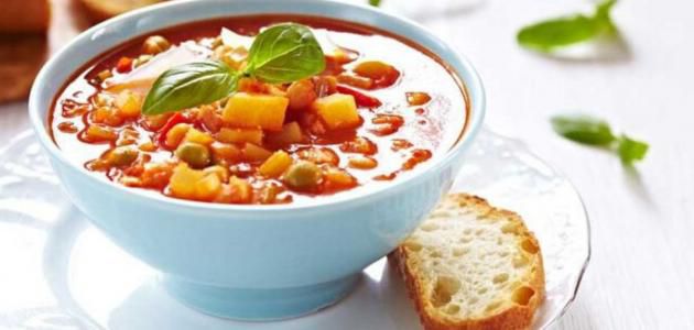 طريقة عمل شوربة المينيستروني