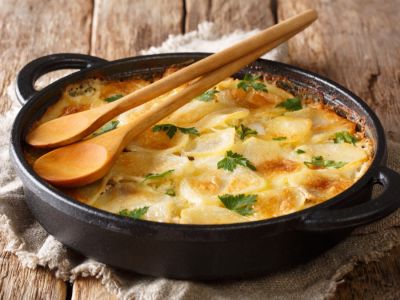 غراتان البطاطا، خطوة بخطوة
