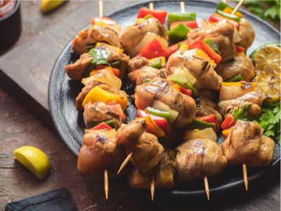 طريقة عمل وجبة شيش طاووق دايت