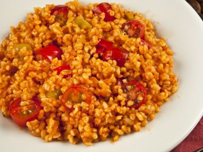 وصفة البرغل مع البندورة الصحية