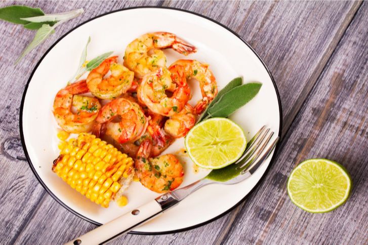 وصفة روبيان صحية: طريقة عمل روبيان مشوي